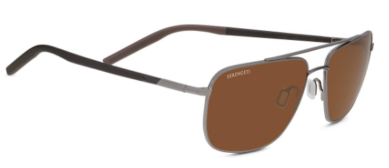 Tellaro MM Shiny Gunmet./ Dark Brown Pol Drivers